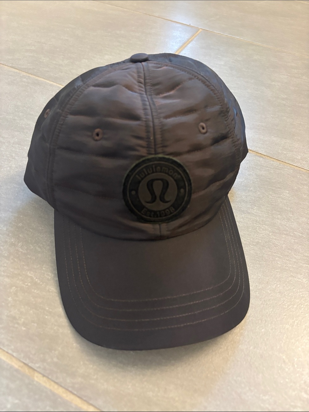 lululemon athletica Black Soft Logo Baseball Cap